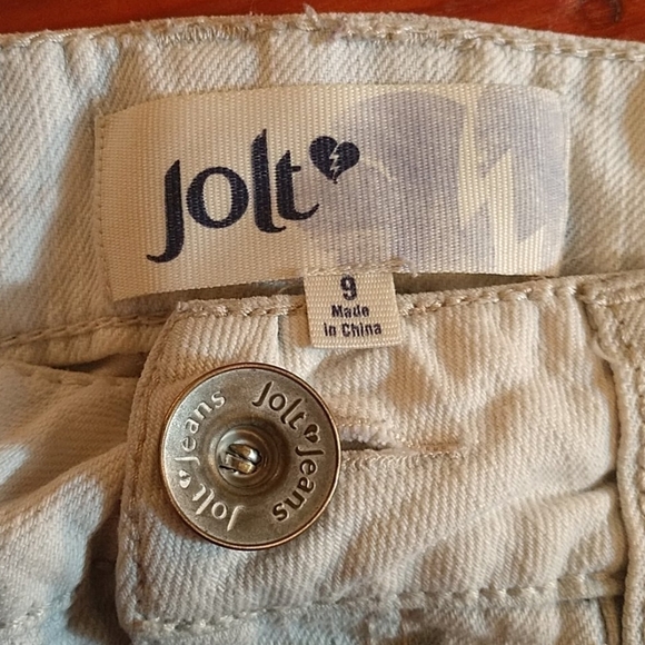 Jolt Bleach Dye Jean Shorts SZ 9 - Picture 3 of 8